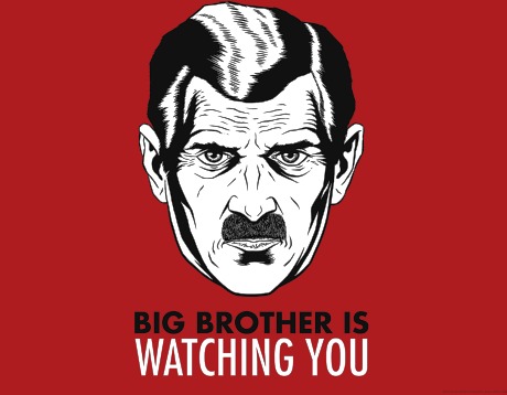 Big Brother is watching you 1984 George Orwell